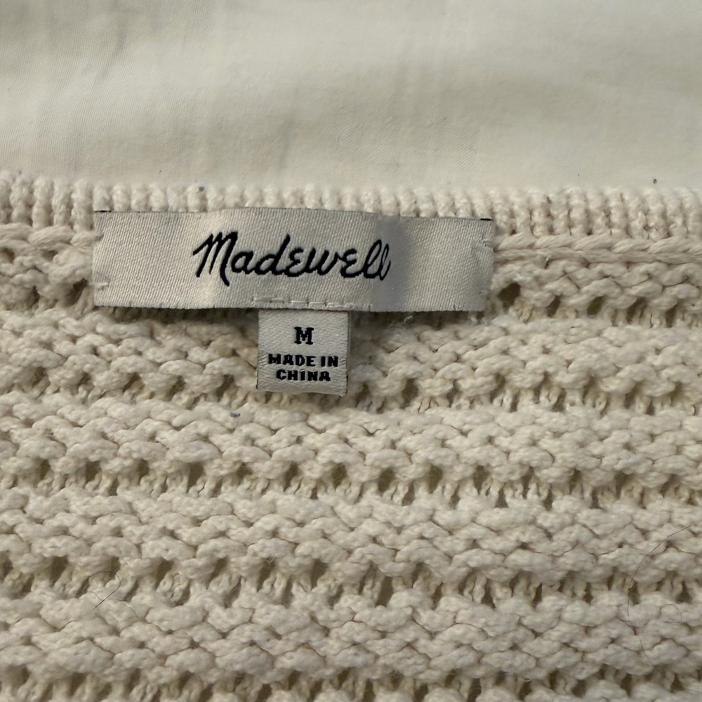 Madewell Breezeway Pullover Sweater V-Neck Knit - Picture 5 of 11
